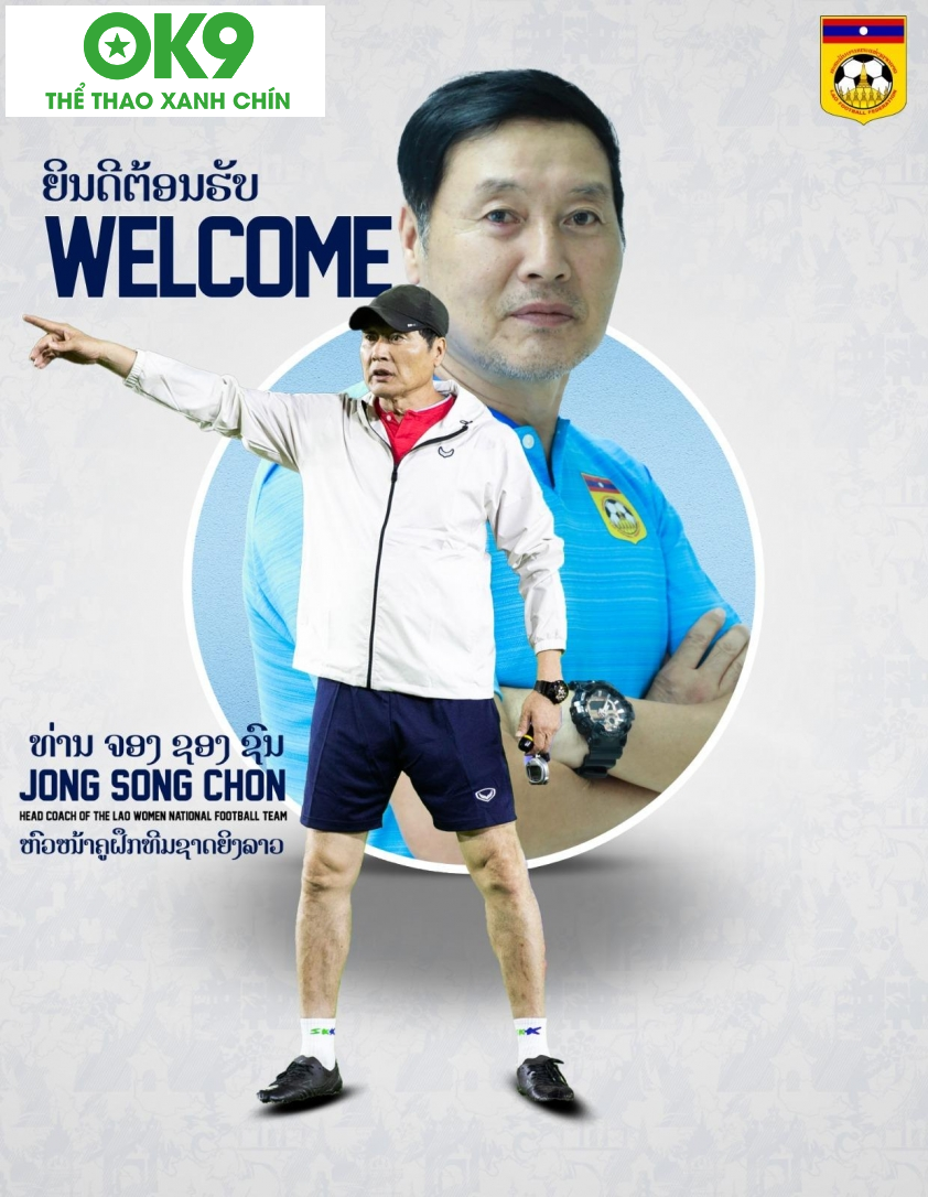 HLV Jong Song-chon chính thức dẫn dắt ĐT nữ Lào (Ảnh: LFF) HLV Jong Song-chon chính thức dẫn dắt ĐT nữ Lào (Ảnh: LFF)