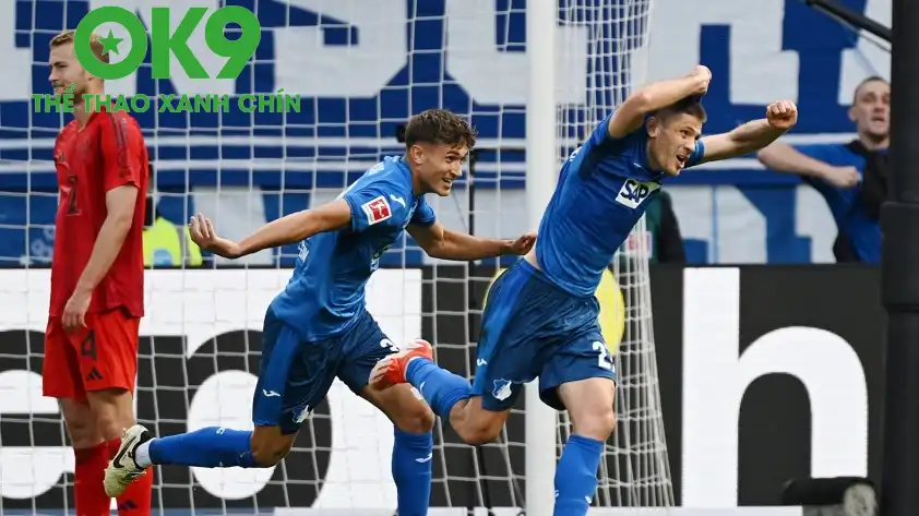 Hoffenheim (xanh) được đánh giá cao hơn rất nhiều trong trận đấu này (Ảnh: ESPN). Hoffenheim (xanh) được đánh giá cao hơn rất nhiều trong trận đấu này (Ảnh: ESPN).